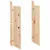 Produktbild 4 för Köksluckor för utomhusbruk 2 st 50x9x82 cm massiv furu