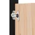 Produktbild 7 för Köksluckor för utomhusbruk svart 50x9x82 cm massiv furu
