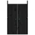 Produktbild 5 för Köksluckor för utomhusbruk 2 st svart 50x9x82 cm massiv furu