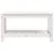 Produktbild 4 för Trädgårdsbänk vit 82,5x35x45 cm massiv furu