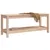 Produktbild 3 för Trädgårdsbänk 108x35x45 cm massiv furu