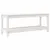 Produktbild 2 för Trädgårdsbänk vit 108x35x45 cm massiv furu