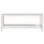 Produktbild 4 för Trädgårdsbänk vit 108x35x45 cm massiv furu