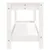 Produktbild 6 för Trädgårdsbänk vit 108x35x45 cm massiv furu