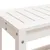Produktbild 7 för Trädgårdsbänk vit 108x35x45 cm massiv furu
