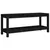 Produktbild 5 för Trädgårdsbänk svart 108x35x45 cm massiv furu