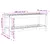 Produktbild 9 för Trädgårdsbänk svart 108x35x45 cm massiv furu