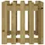 Produktbild 6 för Odlingslåda med staket-design 50x50x50 cm impregnerat furu