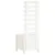 Produktbild 4 för Odlingslåda med spaljé vit 39x39,5x114 cm massiv furu
