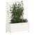 Produktbild 3 för Odlingslåda med spaljé vit 79x39,5x114 cm massiv furu