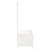 Produktbild 6 för Odlingslåda med spaljé vit 79x39,5x114 cm massiv furu