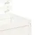 Produktbild 7 för Odlingslåda med spaljé vit 79x39,5x114 cm massiv furu