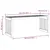 Produktbild 10 för Trädgårdsbänk justerbar vit 212,5x40,5x45cm massiv furu