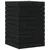 Produktbild 2 för Tvättkorg svart 44x44x66 cm massiv furu