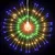 Produktbild 3 för Julbelysning 140 LED flerfärgad 17 cm