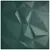 Produktbild 2 för Väggpaneler 24 st grön 50x50 cm EPS 6 m² diamant
