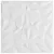 Produktbild 2 för Väggpaneler 48 st vit 50x50 cm EPS 12 m² ametist
