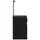 Sminkbord med LED-lampor svart 90x42x132,5 cm