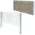 Produktbild 8 för Staketstolpar 20 st silver 160 cm galvaniserat stål
