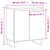Produktbild 11 för Byrå rökfärgad ek 60x35x70 cm konstruerat trä