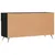 Produktbild 8 för Skobänk svart 102x35x55 cm konstruerat trä