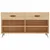 Produktbild 6 för Skobänk sonoma-ek 102x35x55 cm konstruerat trä