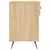 Produktbild 7 för Skobänk sonoma-ek 102x35x55 cm konstruerat trä