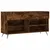 Produktbild 2 för Skobänk rökfärgad ek 102x35x55 cm konstruerat trä