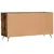 Produktbild 8 för Skobänk rökfärgad ek 102x35x55 cm konstruerat trä