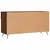 Produktbild 8 för Skobänk brun ek 102x35x55 cm konstruerat trä
