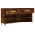 Produktbild 5 för Skobänk rökfärgad ek 102x35x55 cm konstruerat trä