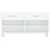 Produktbild 6 för Skobänk vit 102x35x55 cm konstruerat trä