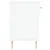 Produktbild 7 för Skobänk vit 102x35x55 cm konstruerat trä