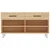 Produktbild 6 för Skobänk sonoma-ek 102x35x55 cm konstruerat trä