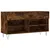 Produktbild 2 för Skobänk rökfärgad ek 102x35x55 cm konstruerat trä