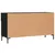 Produktbild 8 för Skobänk svart 102x35x55 cm konstruerat trä
