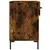 Produktbild 7 för Skobänk rökfärgad ek 102x35x55 cm konstruerat trä