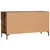 Produktbild 8 för Skobänk rökfärgad ek 102x35x55 cm konstruerat trä