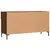 Produktbild 8 för Skobänk brun ek 102x35x55 cm konstruerat trä