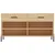 Produktbild 6 för Skobänk sonoma-ek 102x35x55 cm konstruerat trä