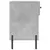 Produktbild 7 för Skobänk betonggrå 102x35x55 cm konstruerat trä