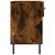 Produktbild 7 för Skobänk rökfärgad ek 102x35x55 cm konstruerat trä
