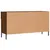 Produktbild 8 för Skobänk brun ek 102x35x55 cm konstruerat trä
