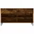 Produktbild 6 för Skobänk rökfärgad ek 102x35x55 cm konstruerat trä