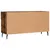 Produktbild 8 för Skobänk rökfärgad ek 102x35x55 cm konstruerat trä