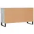 Produktbild 8 för Skobänk betonggrå 102x35x55 cm konstruerat trä