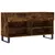 Produktbild 2 för Skobänk rökfärgad ek 102x35x55 cm konstruerat trä