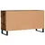 Produktbild 8 för Skobänk rökfärgad ek 102x35x55 cm konstruerat trä