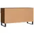 Produktbild 8 för Skobänk brun ek 102x35x55 cm konstruerat trä
