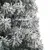 Produktbild 4 för Smal julgran med stativ och snö 270 cm PVC